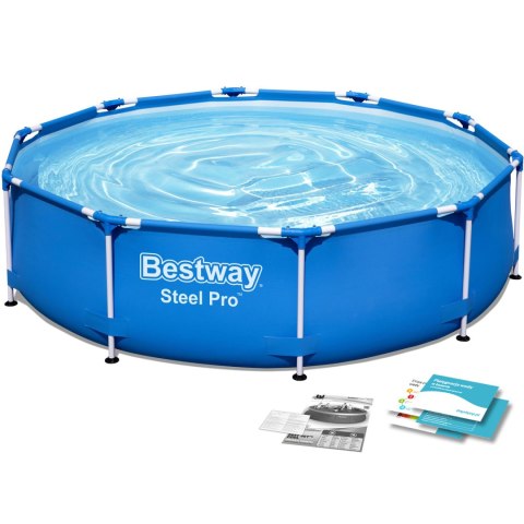 Basen ogrodowy stelażowy 305 x 76 cm Bestway 56677 Basen ogrodowy stelażowy 305 x 76 cm Bestway 56677
