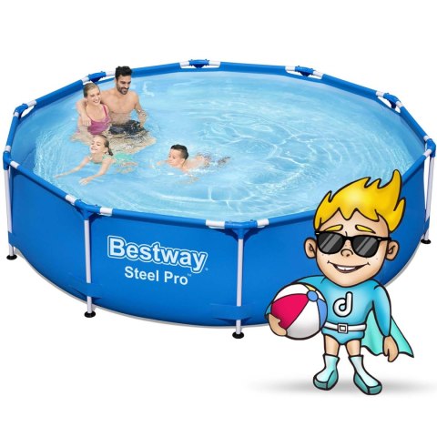 Basen ogrodowy stelażowy 305 x 76 cm Bestway 56677 Basen ogrodowy stelażowy 305 x 76 cm Bestway 56677