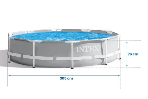 Basen ogrodowy stelażowy 305 x 76 cm zestaw 6w1 INTEX 26700 Basen ogrodowy stelażowy 305 x 76 cm zestaw 6w1 INTEX 26700