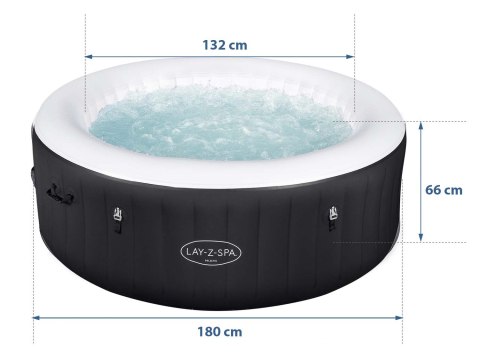 Dmuchane SPA Lay-Z Miami 4 osobowe Bestway 60001