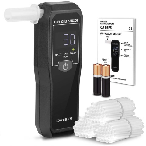 Alkomat elektrochemiczny CA-05FS + ustniki Alkomat elektrochemiczny CA-05FS + ustniki