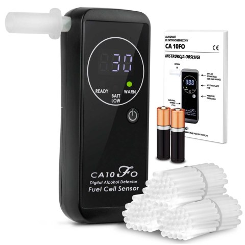 Alkomat elektrochemiczny CA-10FO + ustniki Alkomat elektrochemiczny CA-10FO + ustniki