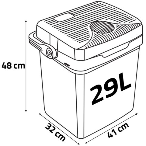 Lodówka turystyczna Berdsen Icemax 32 litry tryb ECO