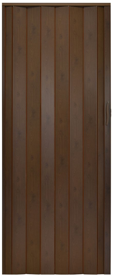 Drzwi harmonijkowe 001P WENGE MAT G - 90 cm