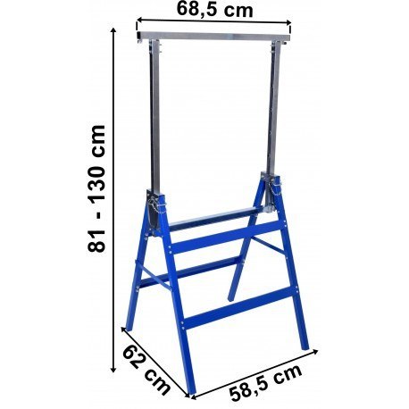 Stojak warsztatowy KOBYŁKA 130 cm - 2 sztuki