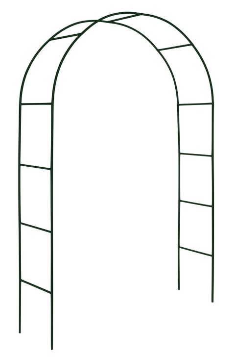 Pergola metalowa łuk czarna 240 cm