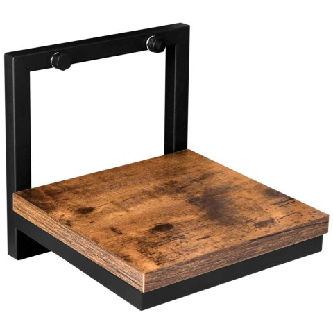 Kwietnik metalowy ścienny czarny Torget Rustic loft
