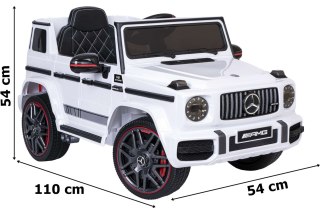 Samochód elektryczny dla dzieci MERCEDES AMG G63 biały