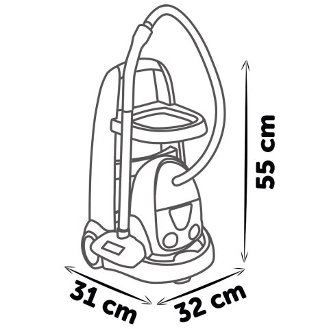 SMOBY Wózek Do Sprzątania z Odkurzaczem SMOBY Wózek Do Sprzątania z Odkurzaczem