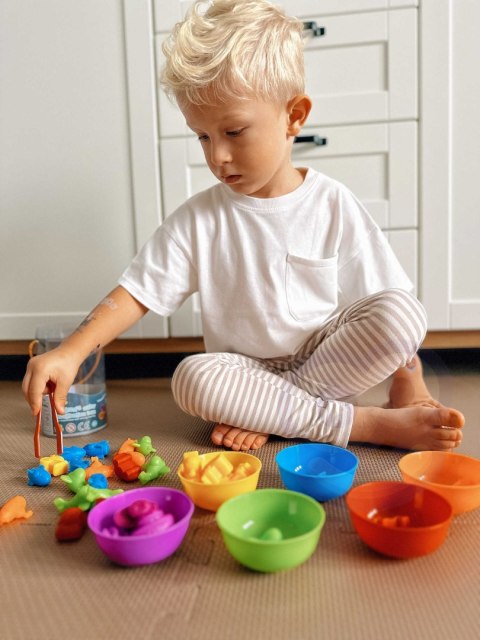 WOOPIE Gra Edukacyjna Sorter Kolorów Zwierzęta 44 el.