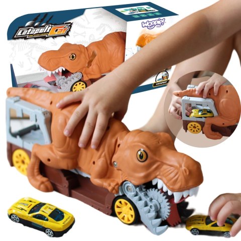 WOOPIE Dinozaur Wyrzutnia Samochodów + Auto 1szt. WOOPIE Dinozaur Wyrzutnia Samochodów + Auto 1szt.