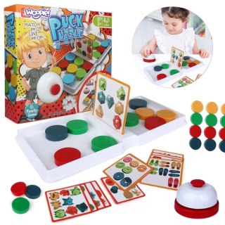 WOOPIE Gra Logiczna Układanka Wzorów PUCK PUZZLE 3+