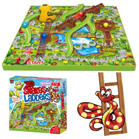 WOOPIE Gra Planszowa Drabiny i Węże 5+ WOOPIE Gra Planszowa Drabiny i Węże 5+