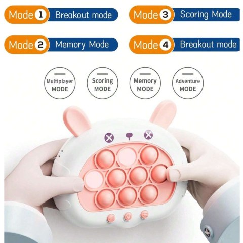 WOOPIE Gra POP IT Elektryczna Antystresowa Zręcznościowa Króliczek WOOPIE Gra POP IT Elektryczna Antystresowa Zręcznościowa Króliczek