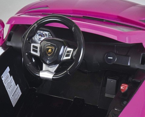 FEBER Lamborghini Aventador Pink samochód elektryczny 6V 3+