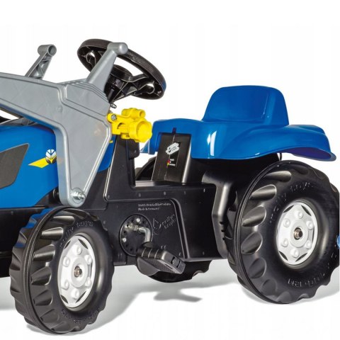 Rolly Toys rollyKid-X New Holland rollyKid Traktor z łyżką i przyczepką Niebieski