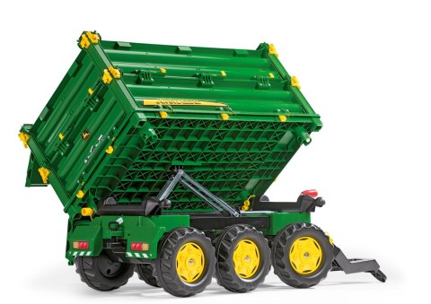 Rolly Toys rollyMulti Trailer - Przyczepa Wywrotka Rolly Multi John Deere 3 osiowa