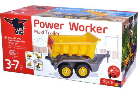 BIG Przyczepka Do Jeździków Power Worker Maxi Ruchoma Platforma