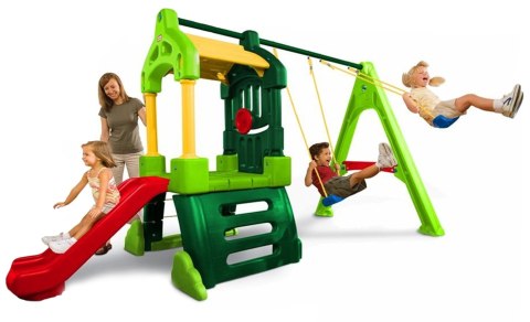 Little Tikes Plac Zabaw Clubhouse Zjeżdżalnia Huśtawka Little Tikes Plac Zabaw Clubhouse Zjeżdżalnia Huśtawka