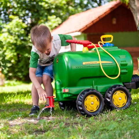 Rolly Toys rollyTanker John Deere cysterna dwuosiowa + pompka