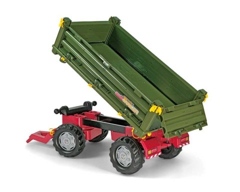 Rolly Toys rollyTrailer Przyczepa Rolly Multi dwuosiowa zielona