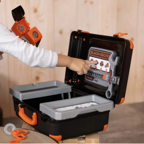 SMOBY Black & Decker Walizka z Narzędziami + Samochód w Częściach