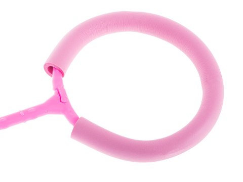 Hula hop na nogę skakanka piłka świecąca LED różowa Hula hop na nogę skakanka piłka świecąca LED różowa