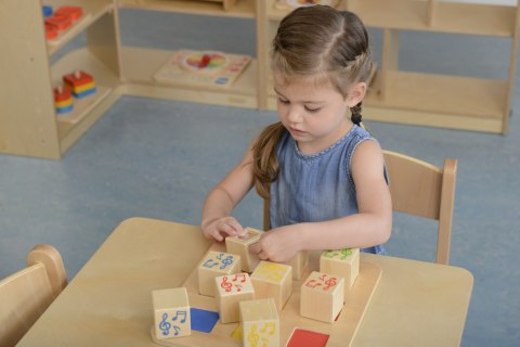 Drewniany Sorter Sensoryczny Łączenie Dźwięków Masterkidz Montessori