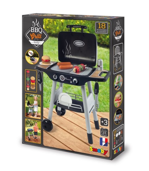 SMOBY Grill Ogrodowy dla dzieci Barbecue 18 akcesoriów