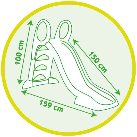 SMOBY Zjeżdżalnia My Slide Ślizg Wodny 150cm