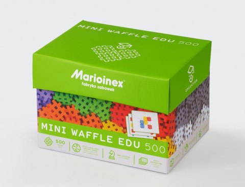 Klocki konstrukcyjne Mini Waffle EDU 500 z kartami Klocki konstrukcyjne Mini Waffle EDU 500 z kartami