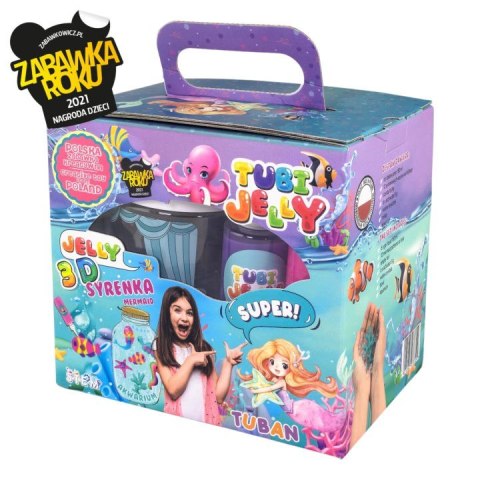 Zestaw Tubi Jelly 6 kolorów małe akwarium Syrenka Zestaw Tubi Jelly 6 kolorów małe akwarium Syrenka