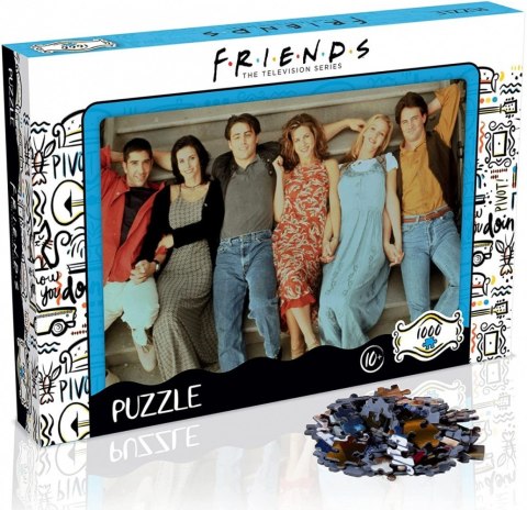 Puzzle Przyjaciele Schody 1000 elementów