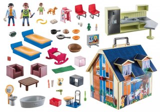 Przenośny domek dla lalek Dollhouse 70985