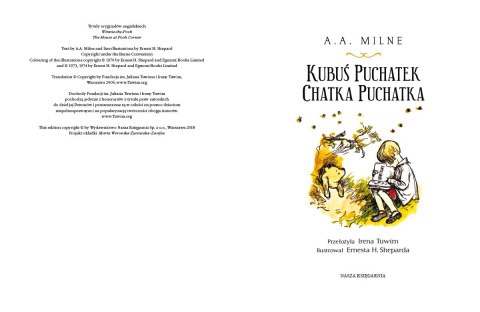 Książeczka Kubuś Puchatek. Chatka Puchatka Książeczka Kubuś Puchatek. Chatka Puchatka