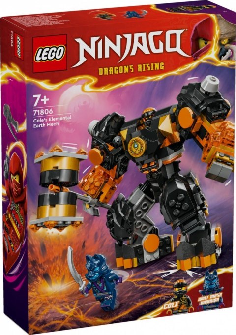 Klocki Ninjago 71806 Mech żywiołu ziemi Colea Klocki Ninjago 71806 Mech żywiołu ziemi Colea