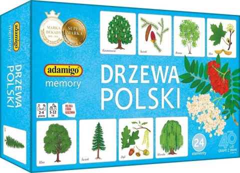 Gra Memory - Drzewa Polski