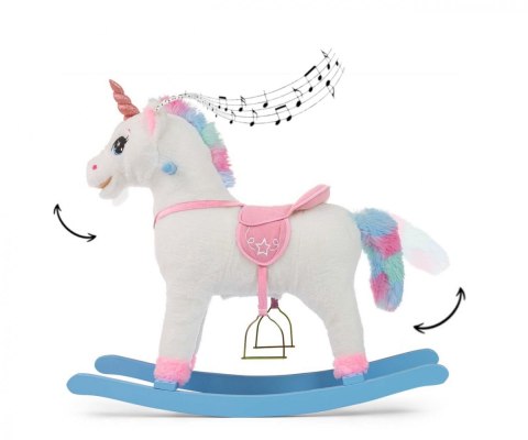 Koń na biegunach Łatek Unicorn