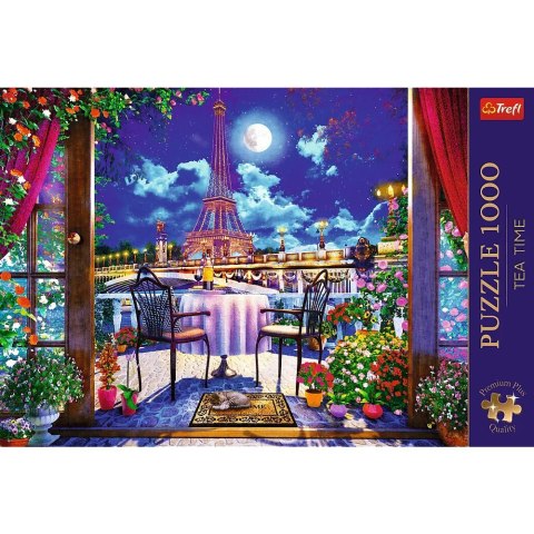 Puzzle 1000 elementów Premium Plus Paryż w blasku księżyca Puzzle 1000 elementów Premium Plus Paryż w blasku księżyca