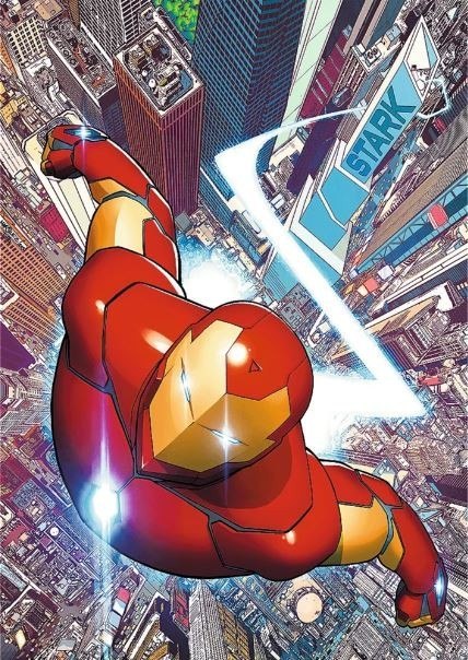 Puzzle 1000 elementów Premium Plus Quality Iron Man