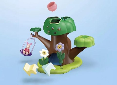 Zestaw z figurkami Junior Disney 71693 Domek w drzewie Kubusia Puchatka i Prosiaczka