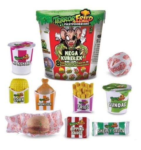 Zestaw figurek Terror Fried - Mega kubełek Zestaw figurek Terror Fried - Mega kubełek