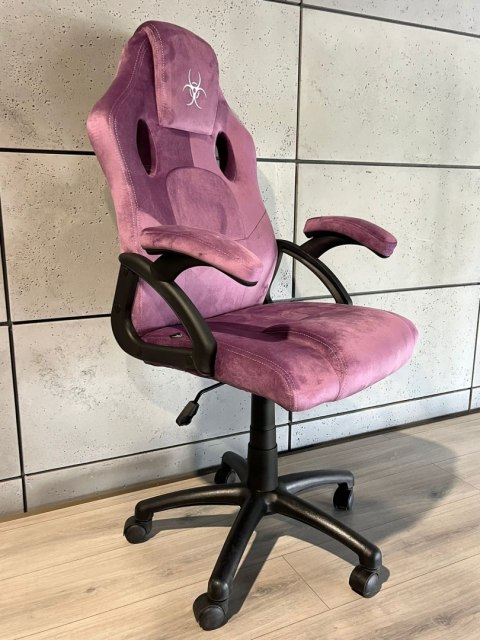 .Fotel obrotowy do biurka CARRERA M ALCANTARA PURPLE