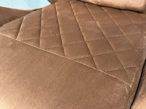 Fotel obrotowy gamingowy HERO POKER PRO BROWN ALCANTARA