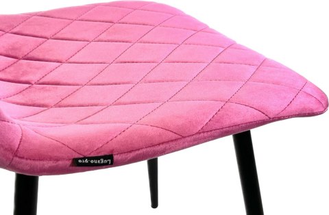 Krzesło tapicerowane SORANO VELVET PINK