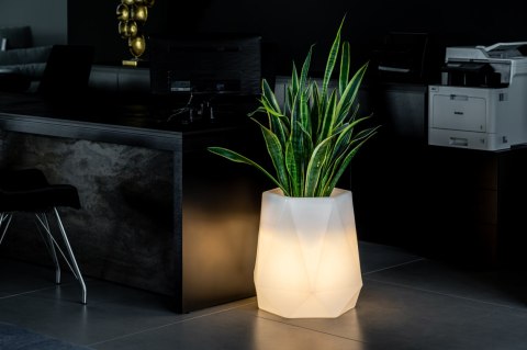 Designerska donica MONUMO FLAVI Biała Designerska donica MONUMO FLAVI Biała