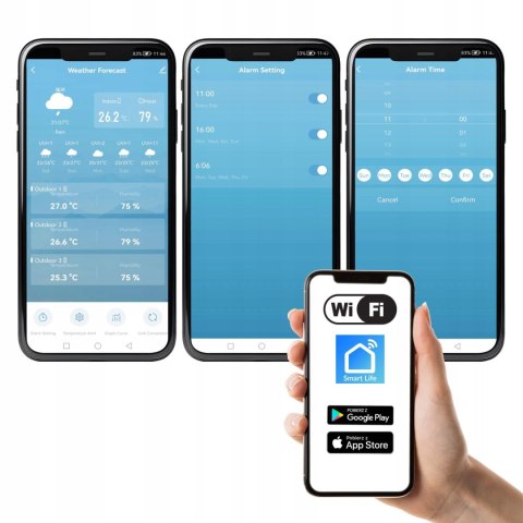 Stacja pogodowa WIFI z prognozą pogody