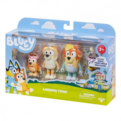 Figurki Bluey Wesele wujka 4-pak