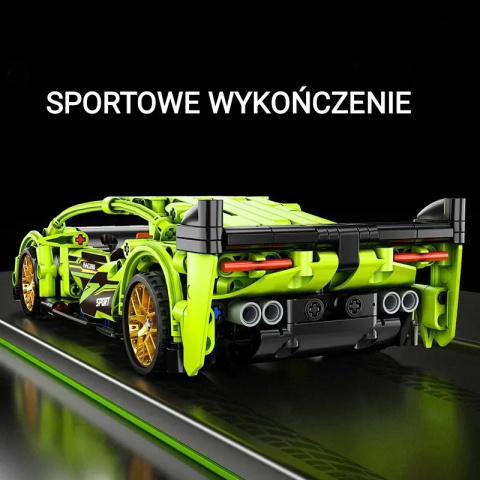 Klocki Technic auto sportowe Lamborgini 464 szt z napędem