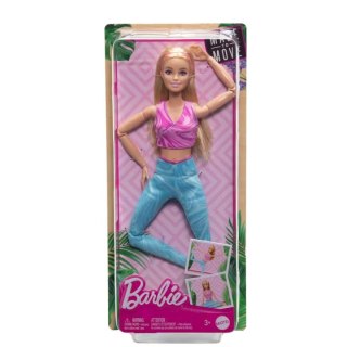 *Barbie Made to Move Blond wlosy